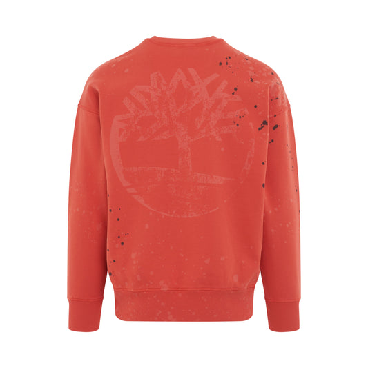 ACW x Timberland Sweatshirt in Volt Red