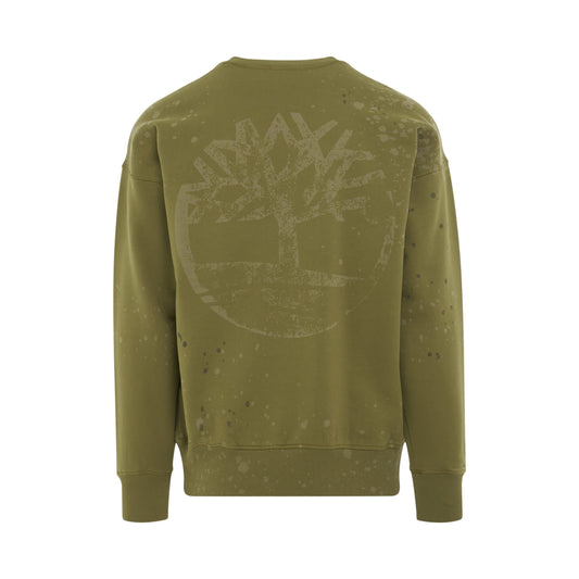 ACW x Timberland Sweatshirt in Moss Green