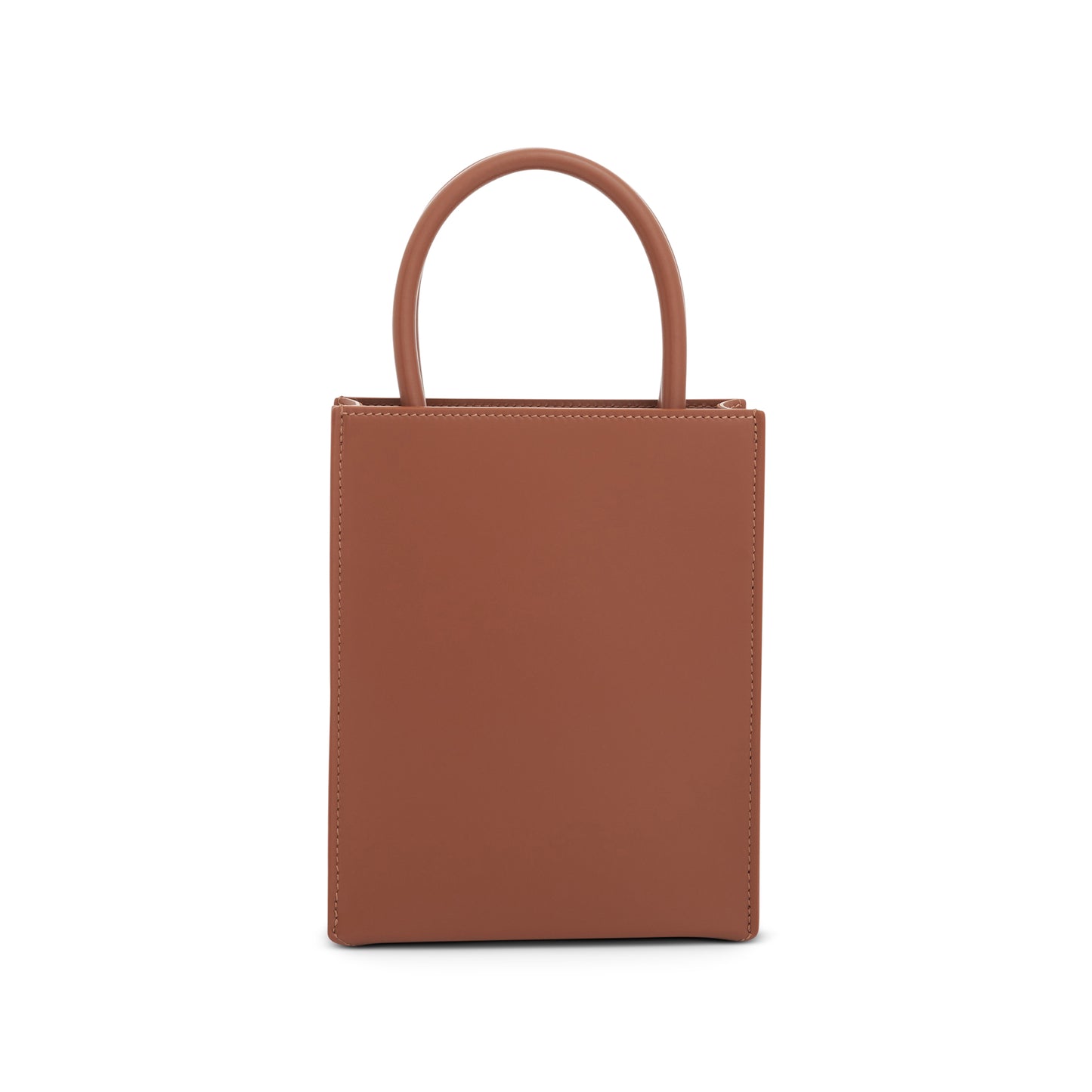 Standard A5 Tote Bag in Sleek Calfskin in Tan