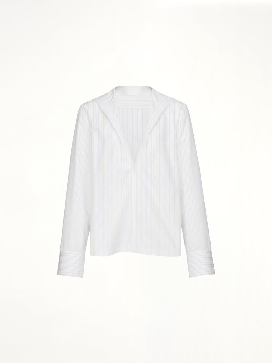 Hooded Shirt in White