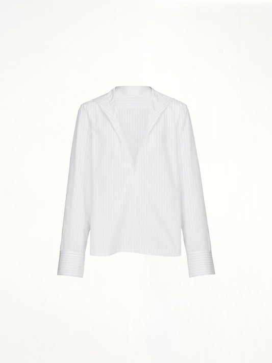 Hooded Shirt in White