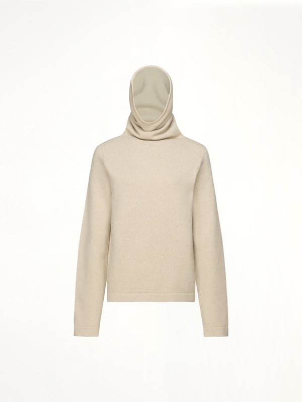 Hooded Jumper in Sable