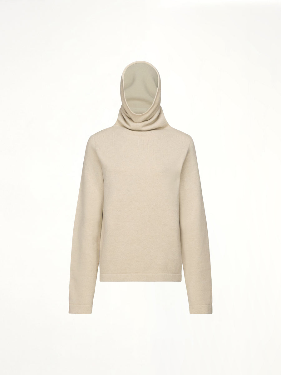 Hooded Jumper in Sable