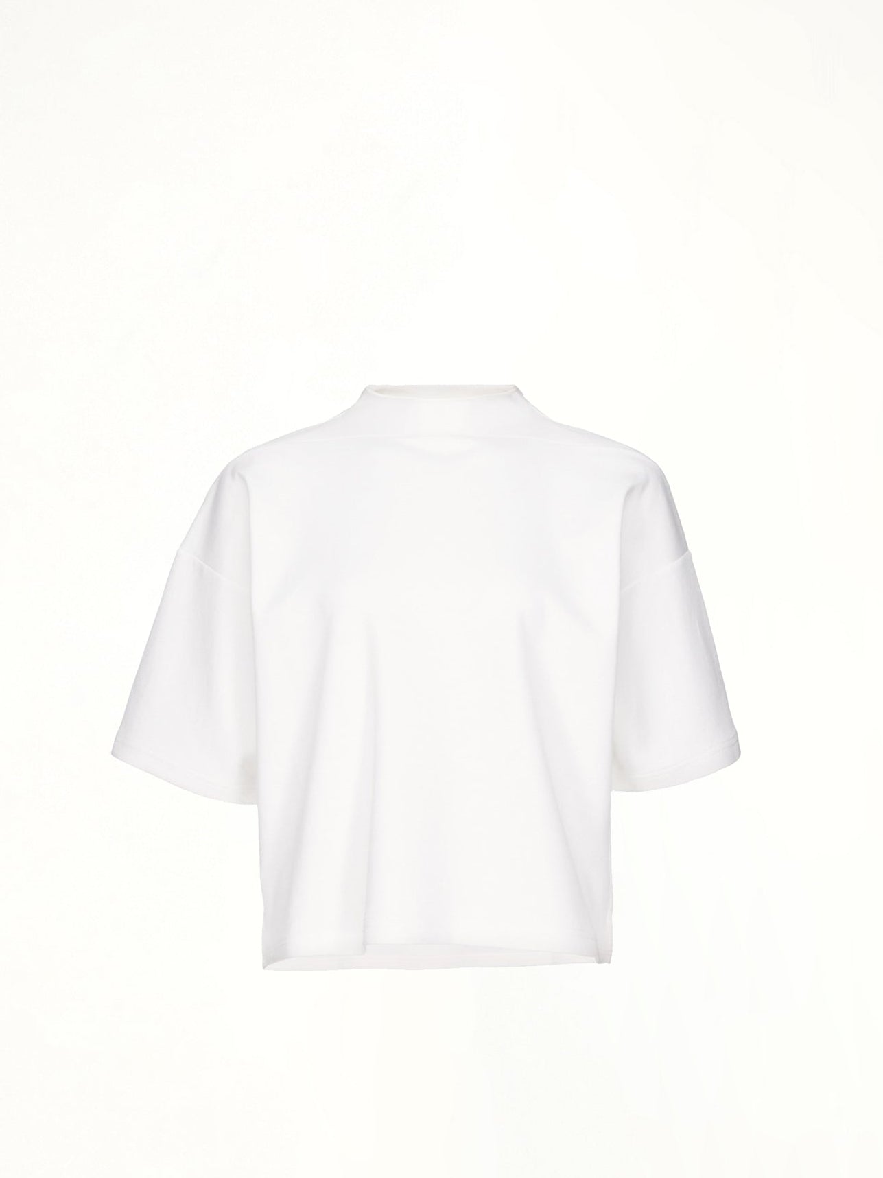 ALAIA Boxy T-Shirt in White Product Photo from MARAIS