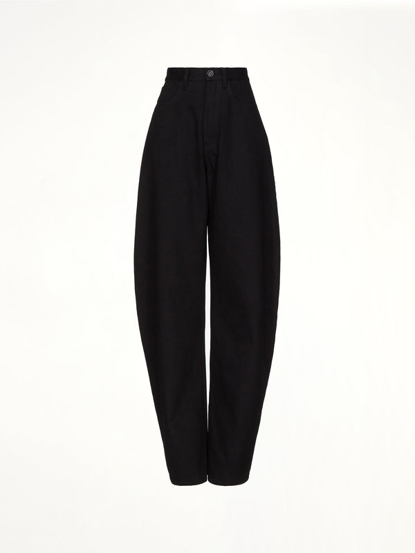 Round Pants in Black