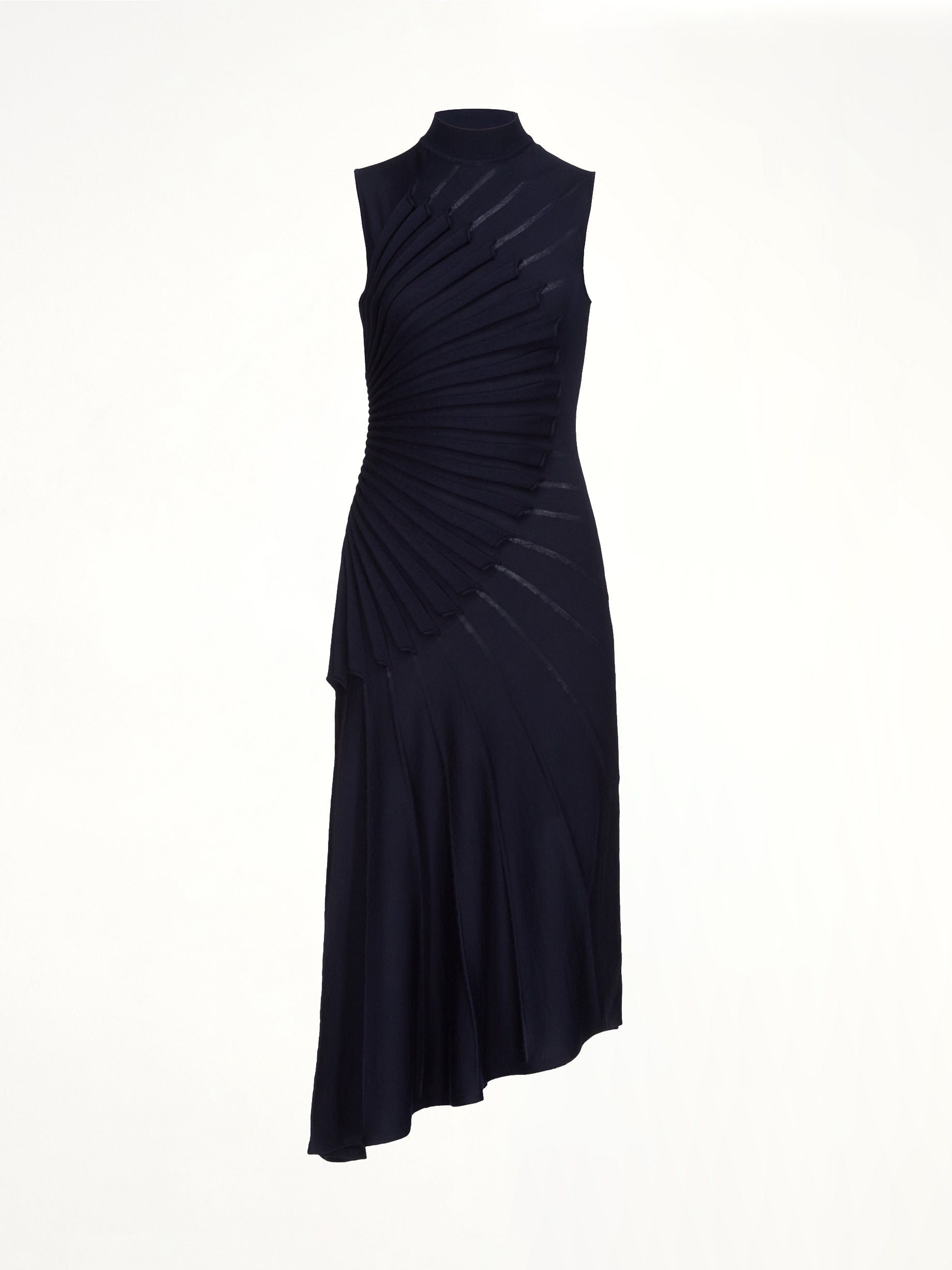 ALAIA , Sculpting Dress in Minuit Product Photo from MARAIS