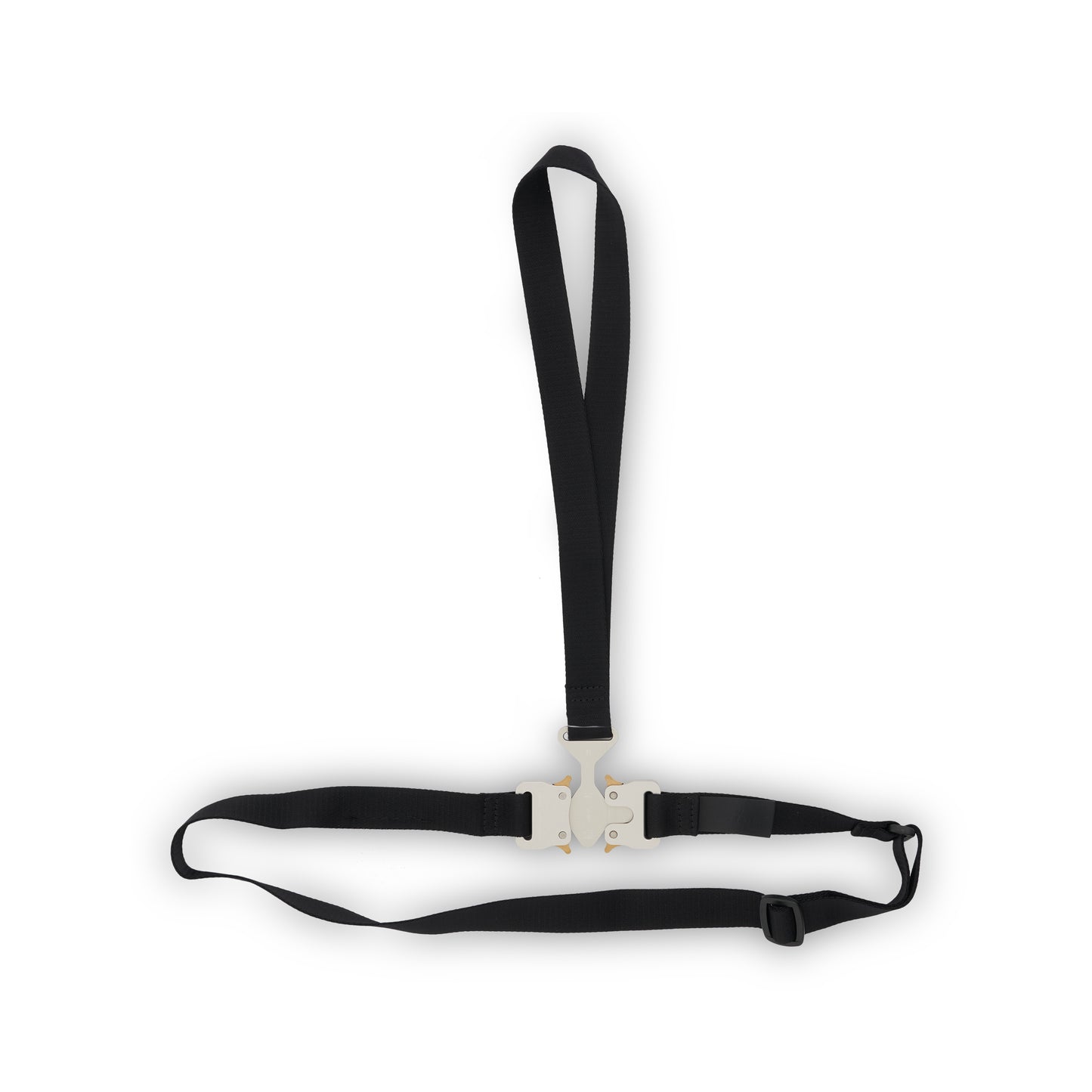 Tri-Buckle Chest Harness in Black