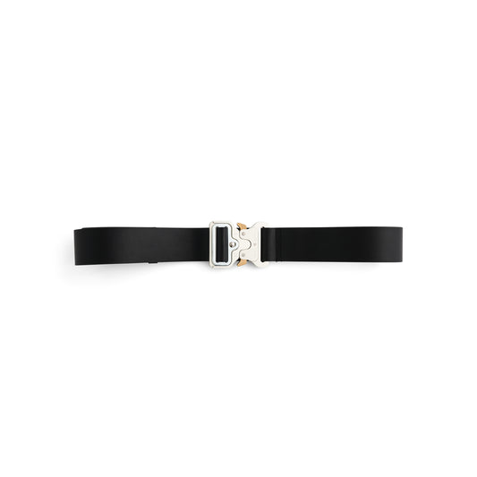 Large Metal Buckle Belt in Black