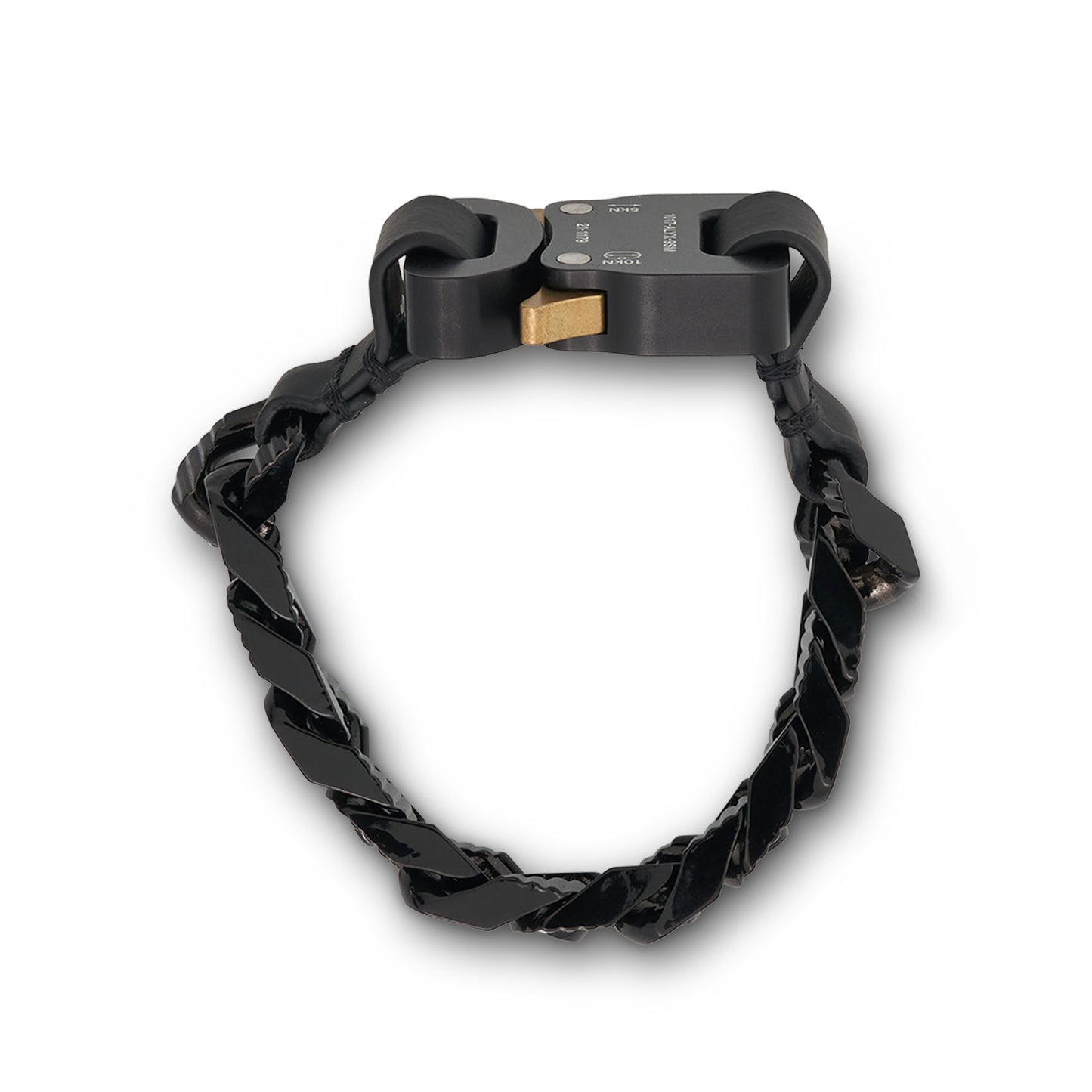 Coloured Chain Bracelet in Black