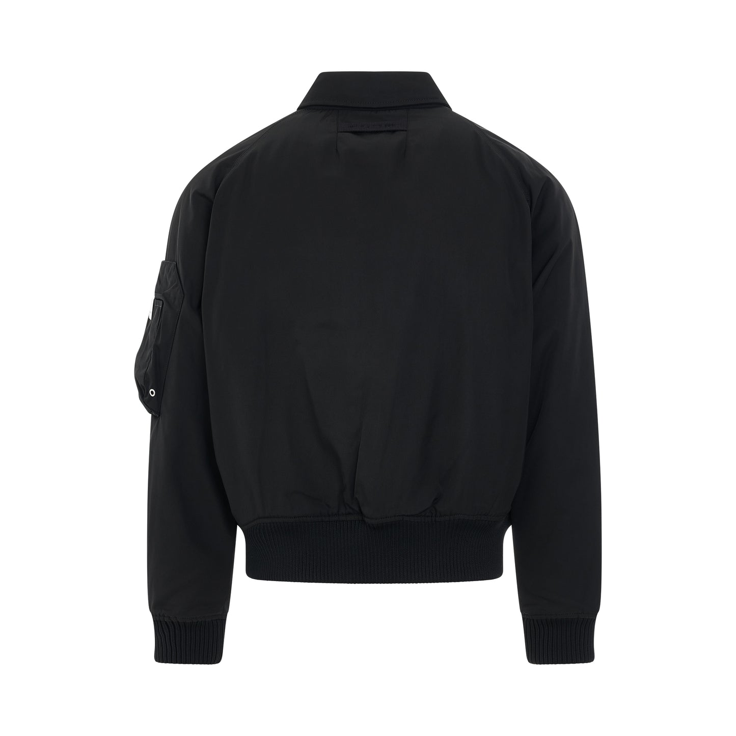 Classic Arch Logo Bomber Jacket in Black