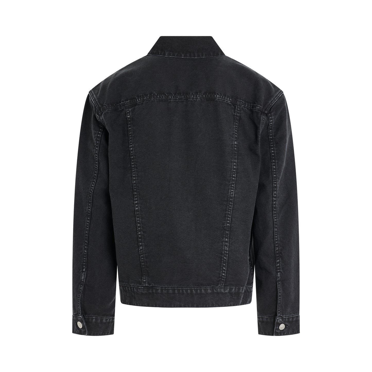 Buckle Denim Jacket in Washed Black