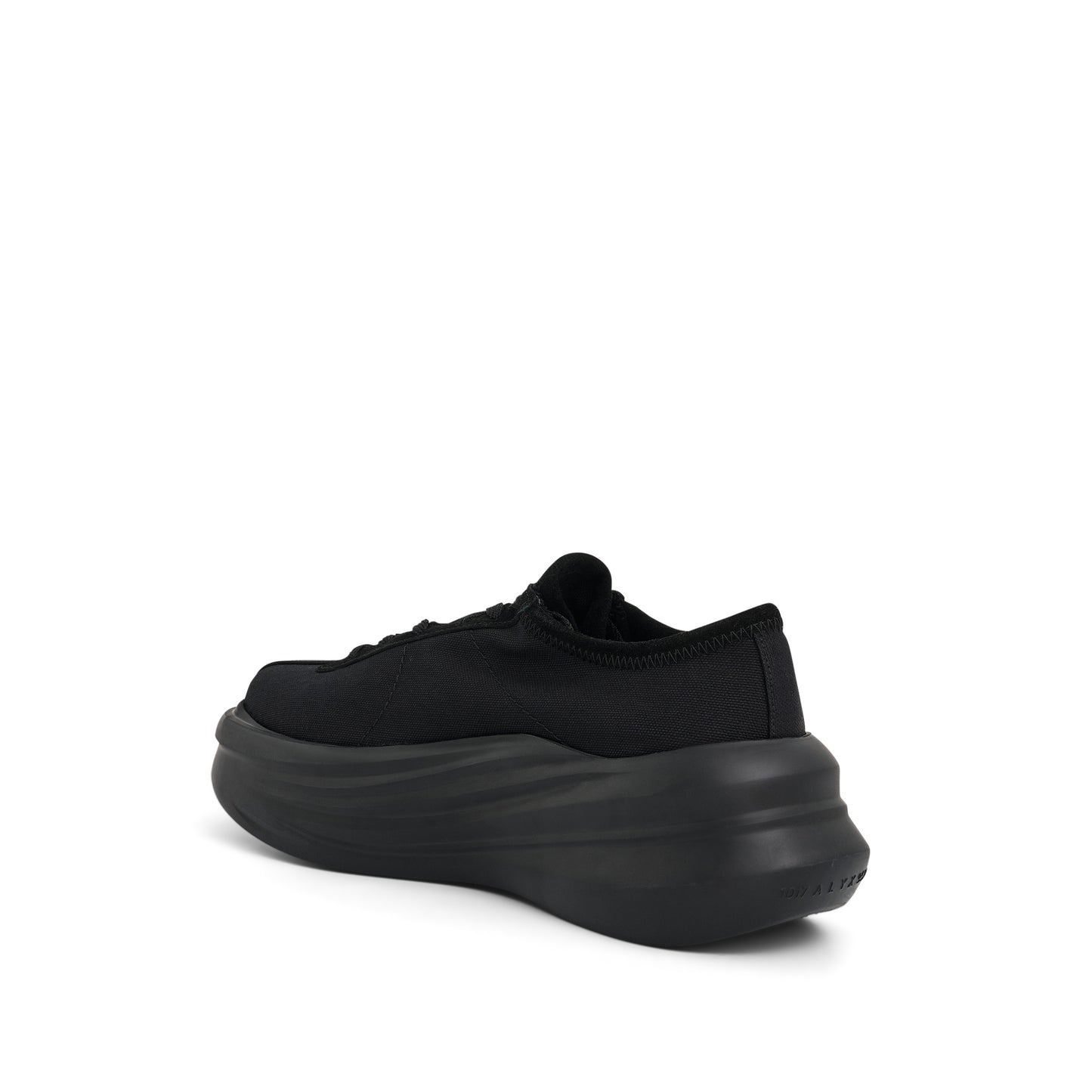 Aria Leather Sneaker in Black