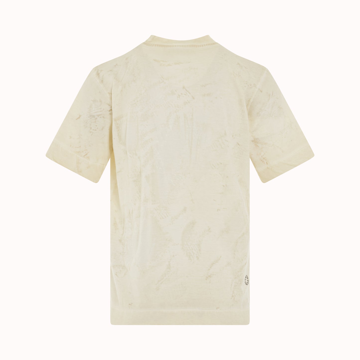 Translucent Graphic S/S T-Shirt in Off White