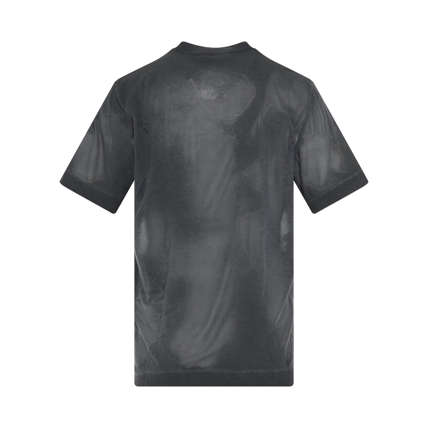 Translucent Graphic S/S T-Shirt in Black