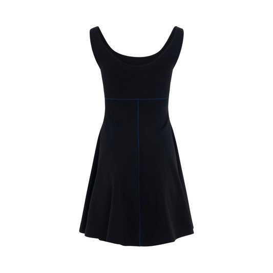 Scoop Neck Dress in Black