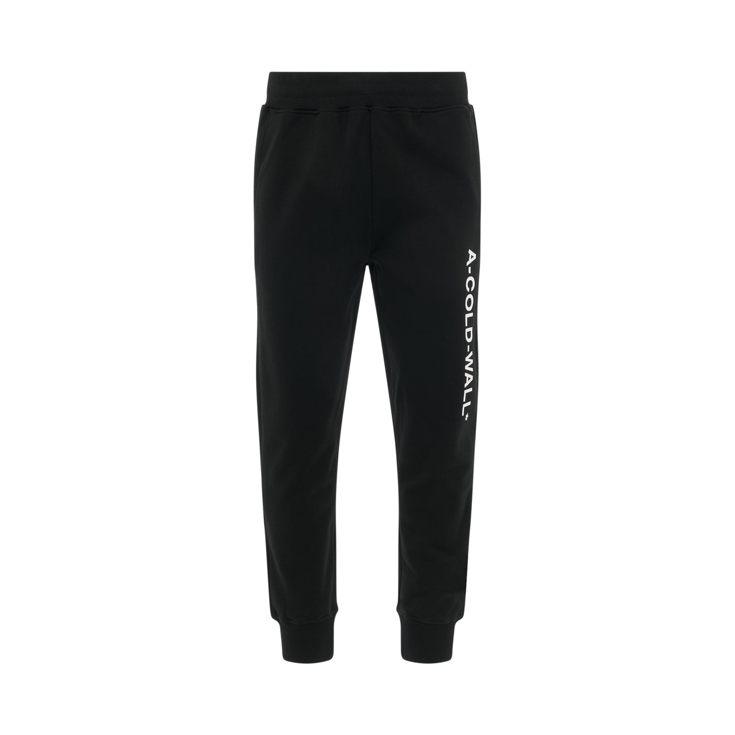 Essential Logo Cotton Sweatpants in Black