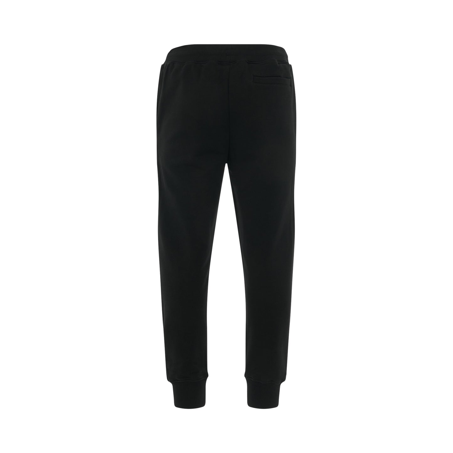 Essential Logo Cotton Sweatpants in Black