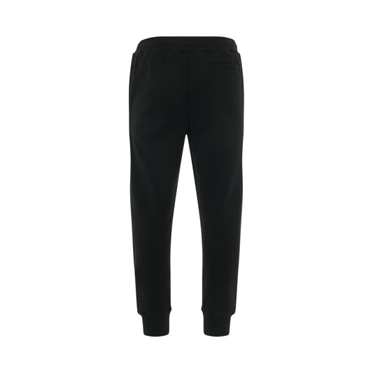 Essential Logo Cotton Sweatpants in Black