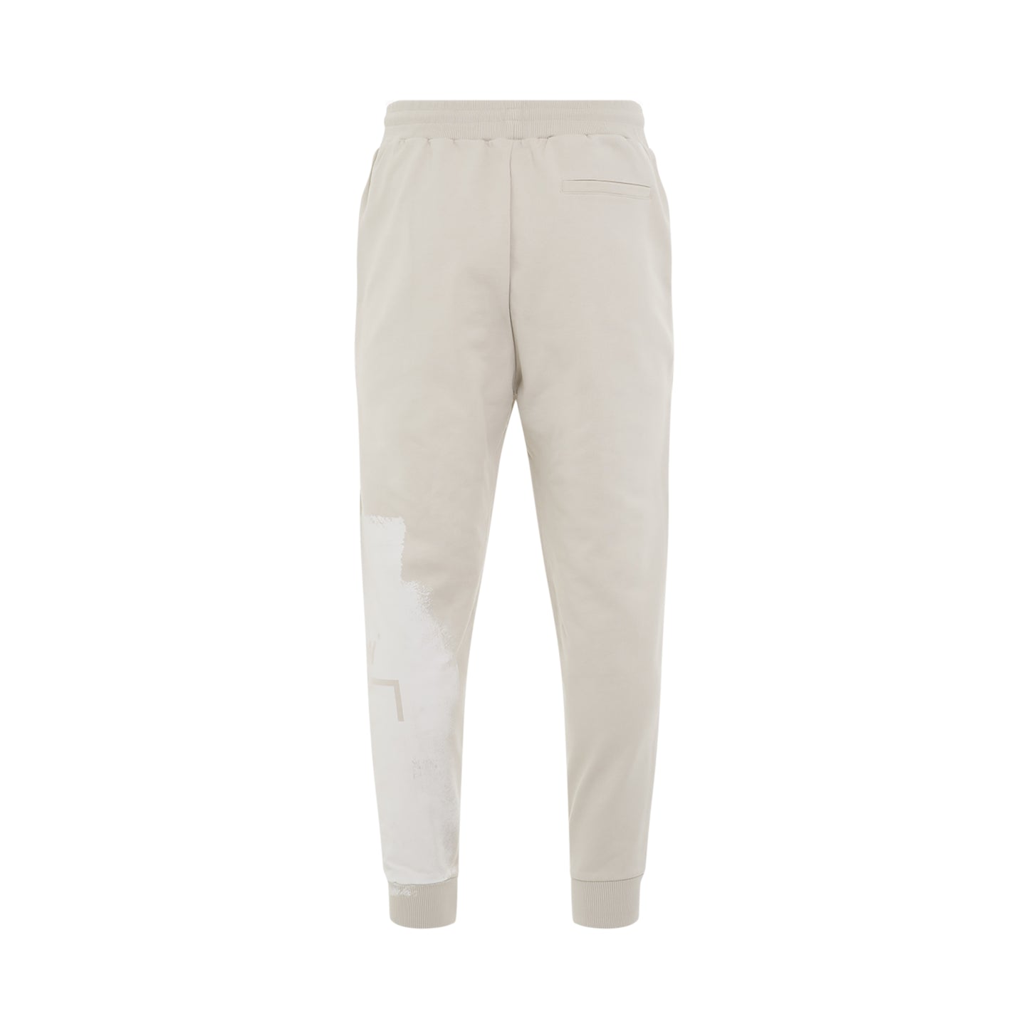 Brushstroke Painted Sweatpants in Bone