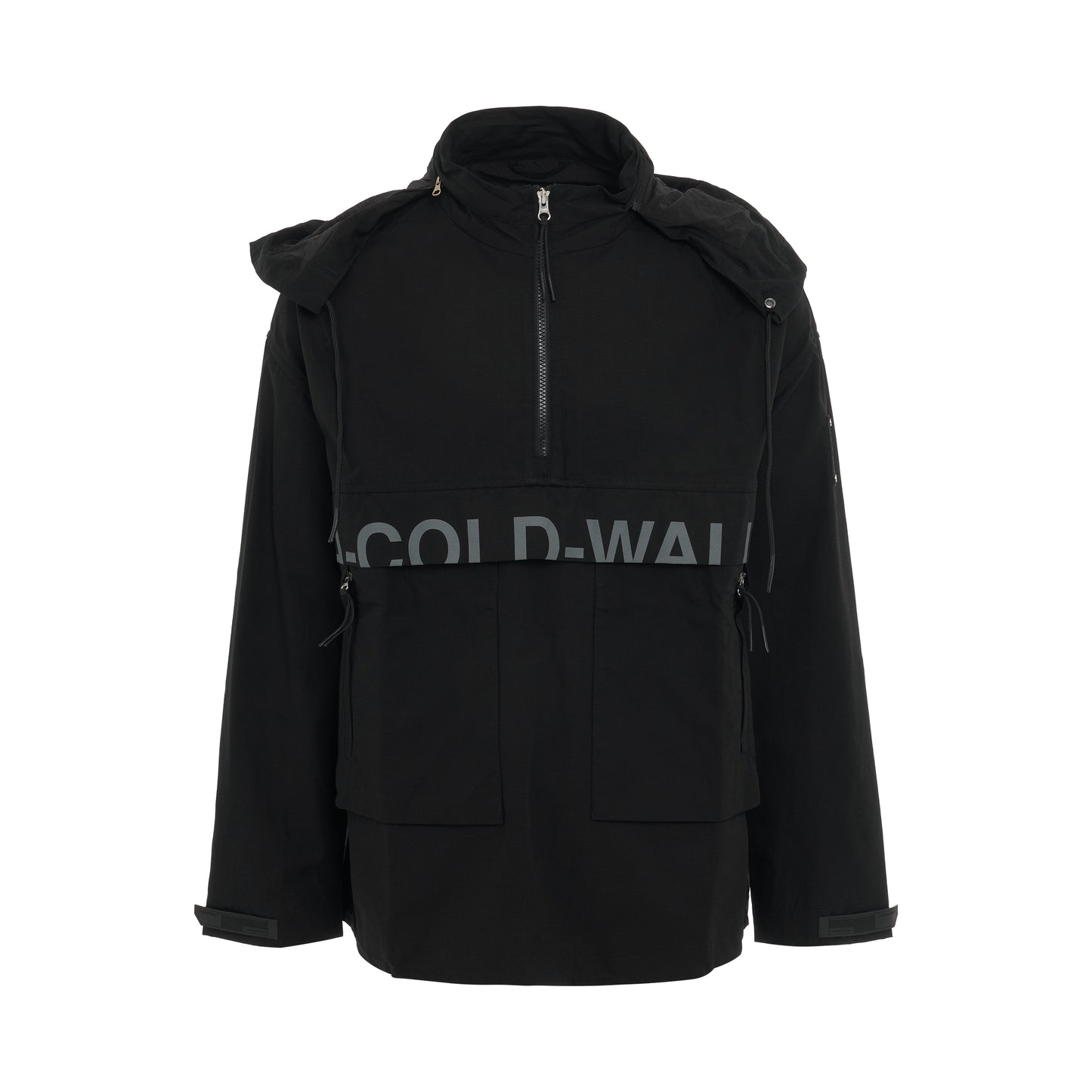 Overset Kagool Hoodie in Black