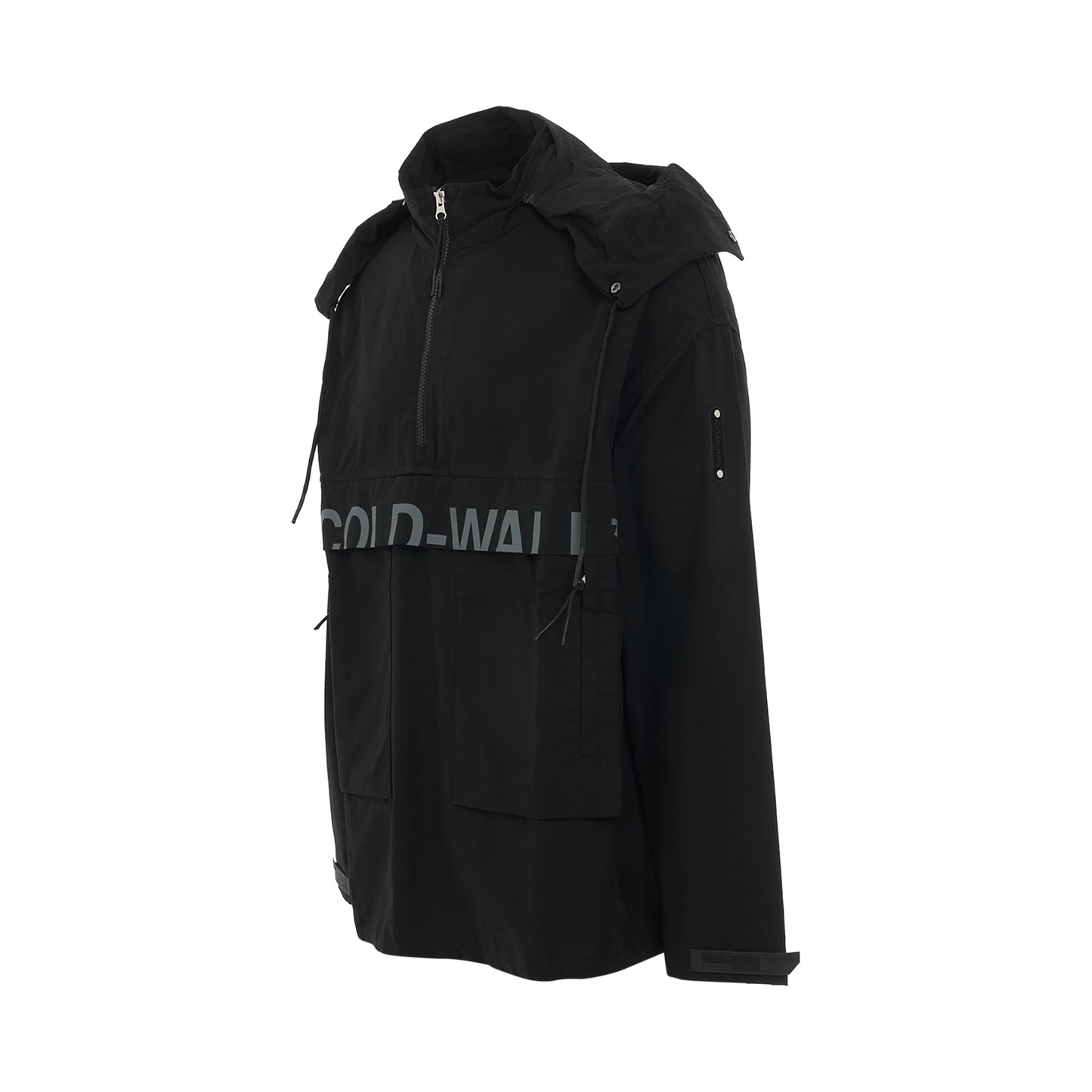 Overset Kagool Hoodie in Black