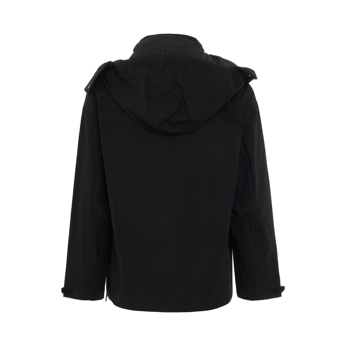 Overset Kagool Hoodie in Black