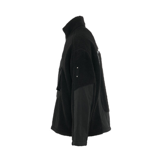 Bonded Axis Fleece in Black