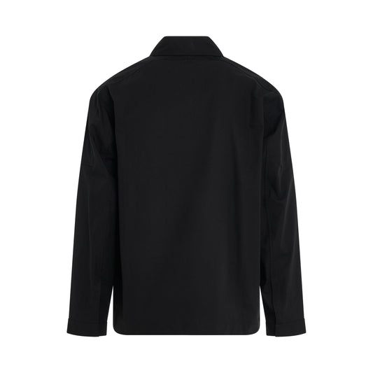 Zip Overshirt in Black