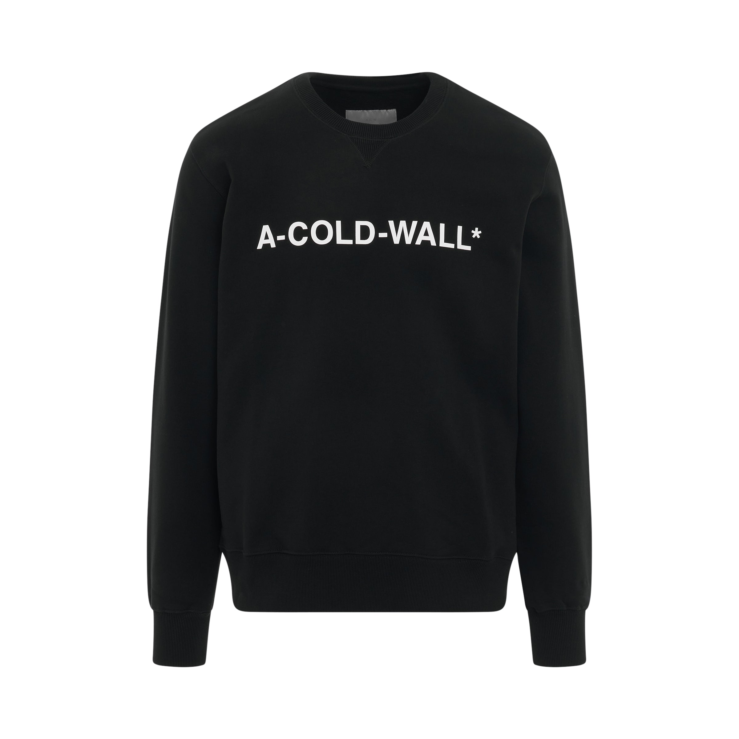 Essential Logo Cotton Sweatshirt in Black