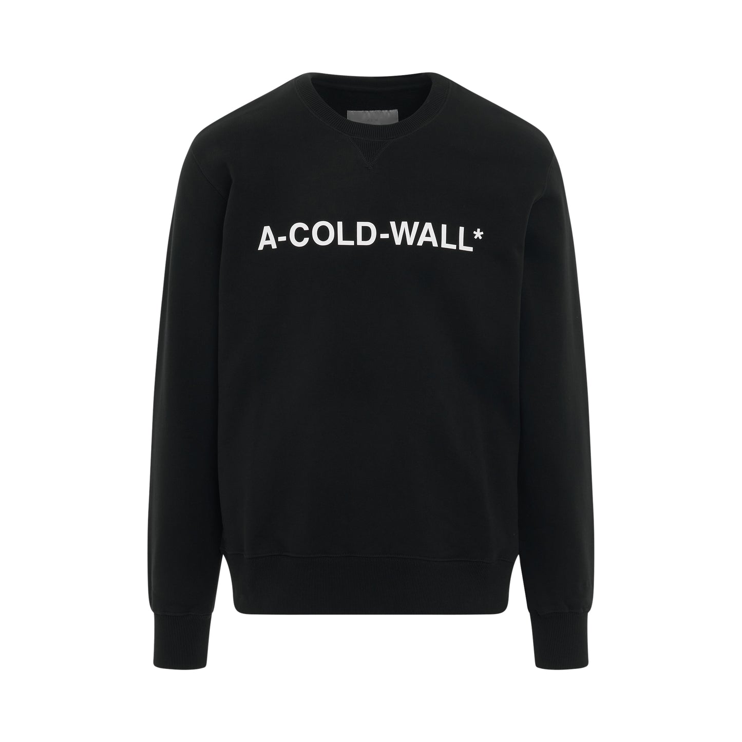 Essential Logo Cotton Sweatshirt in Black