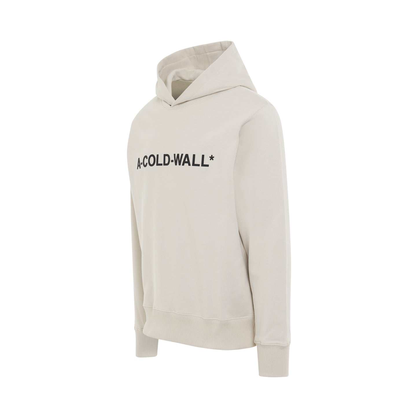 Essential Logo Cotton Hoodie in Bone