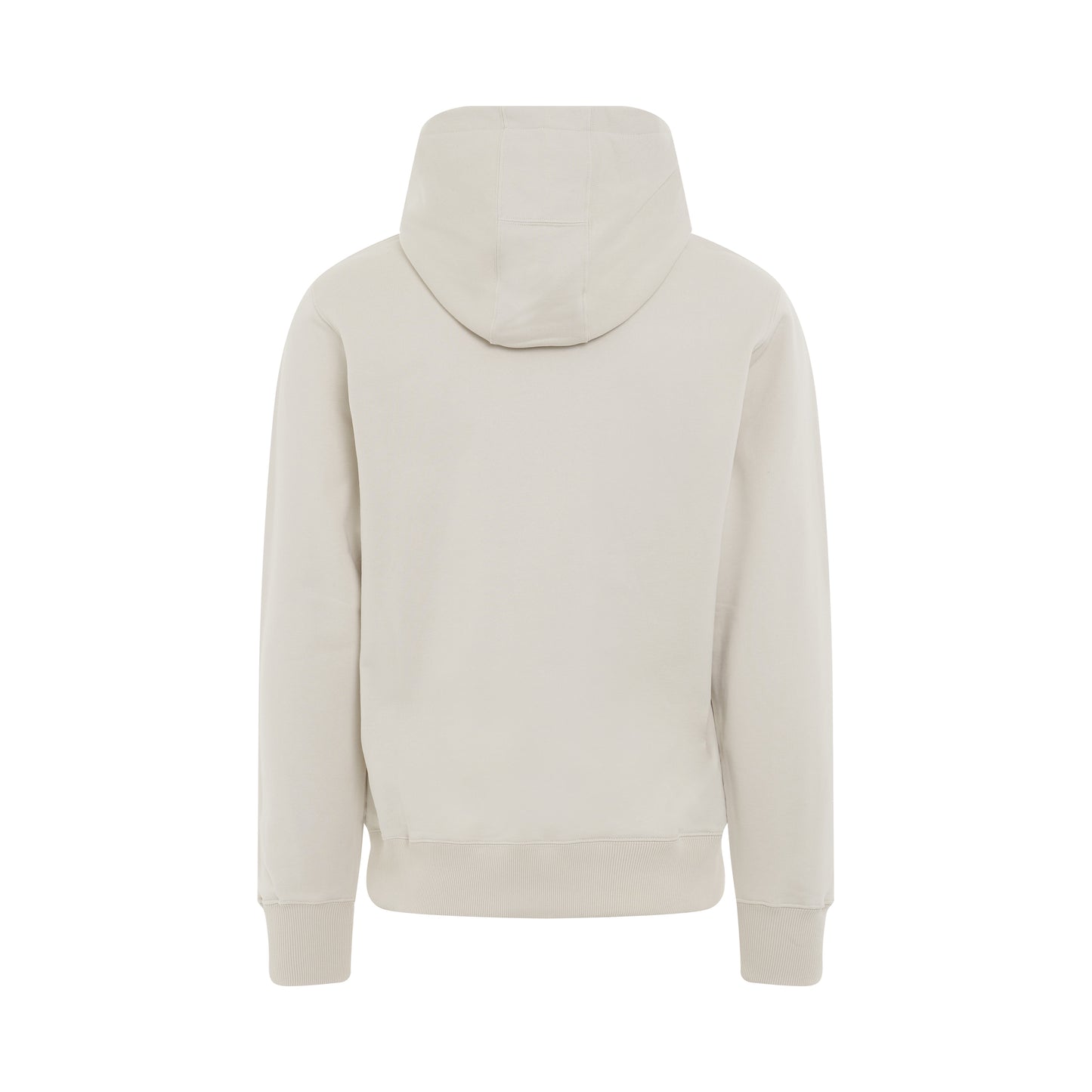 Essential Logo Cotton Hoodie in Bone