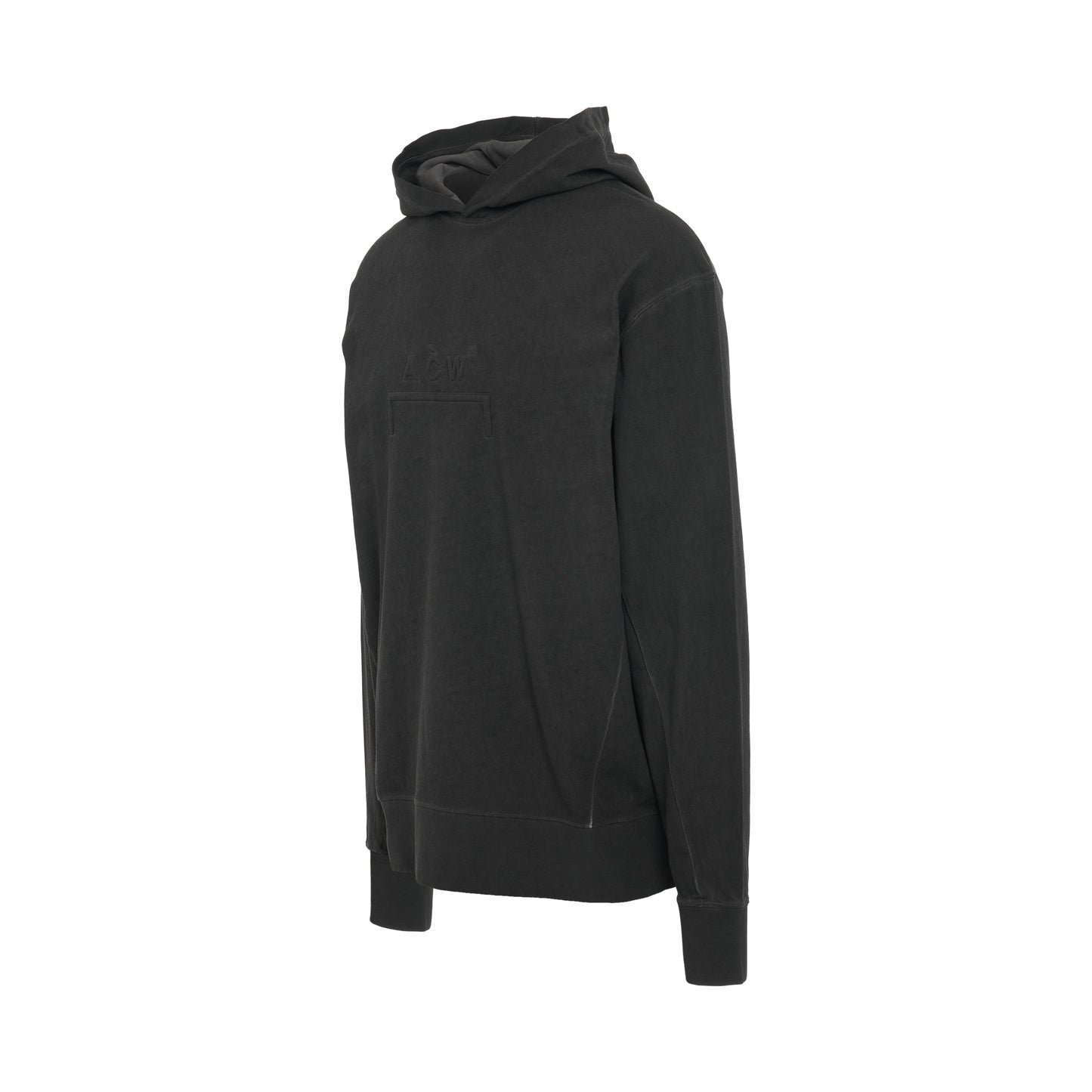 Dissolve Dye Hoodie in Black