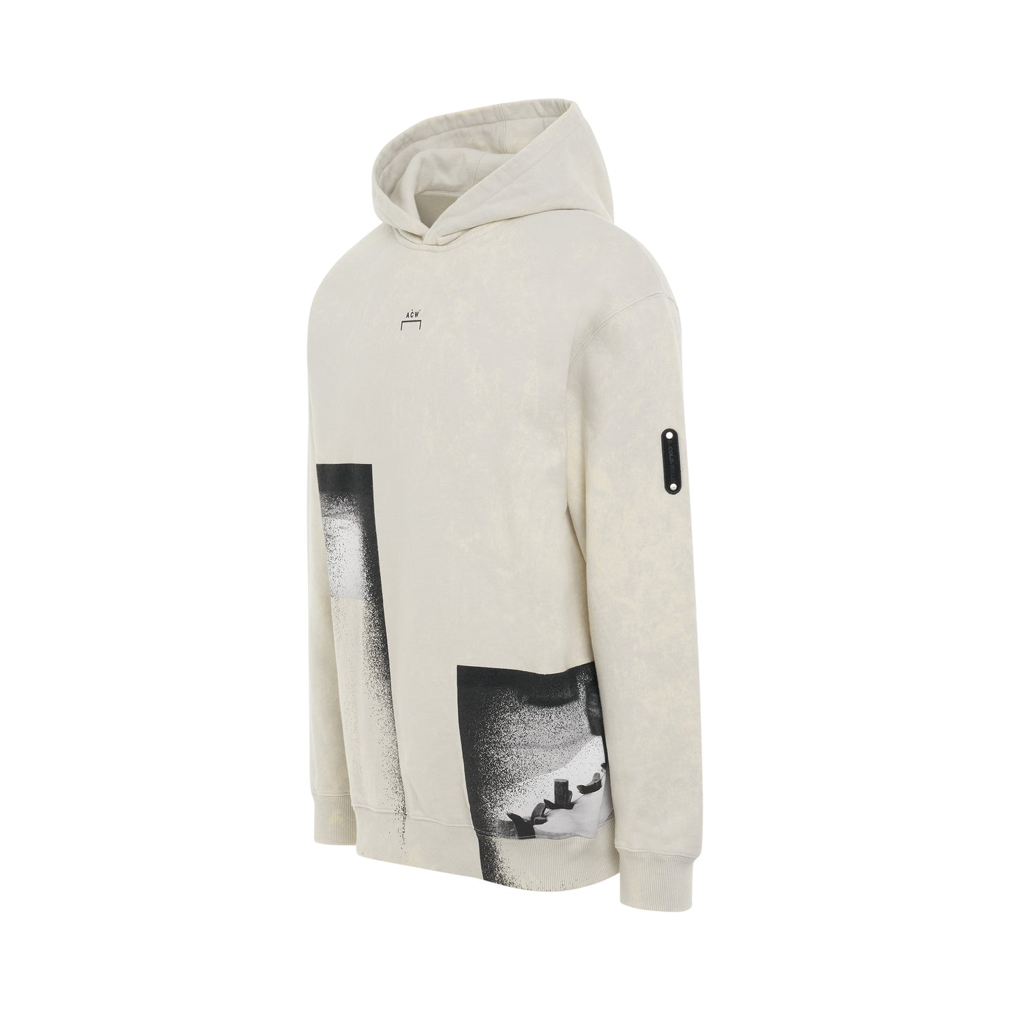 Bouchards Photographic Print Hoodie in Bone