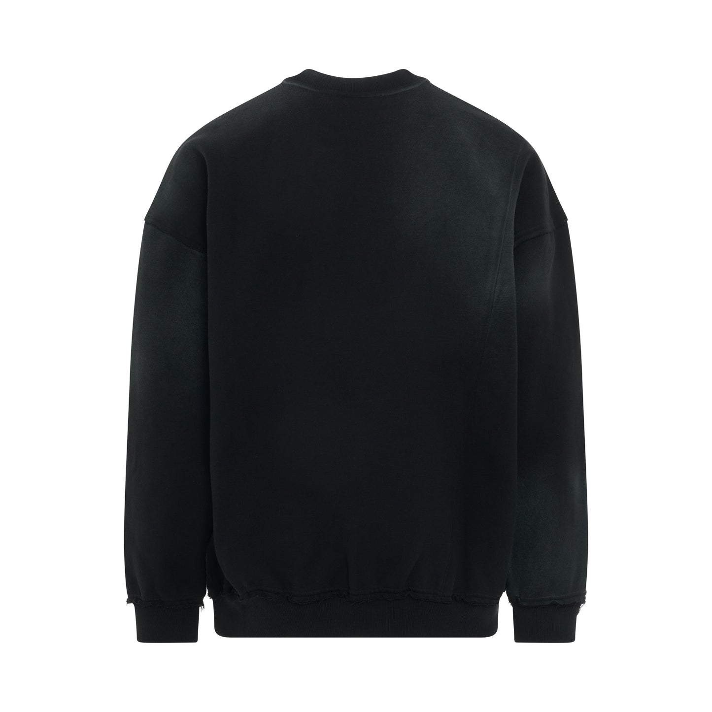 Shiraga Faded Sweatshirt in Black