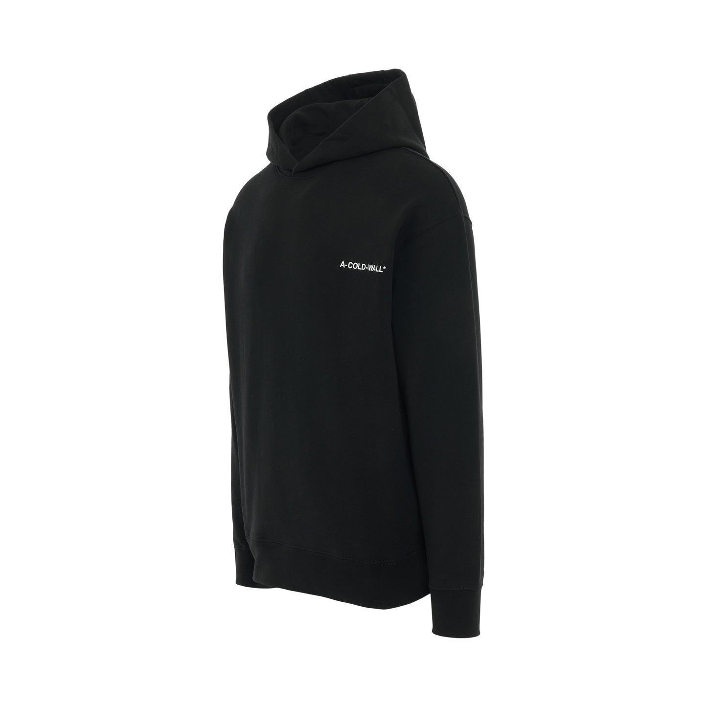 Essential Small Logo Hoodie in Black