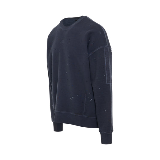 Studio Paint Sweatshirt in Navy