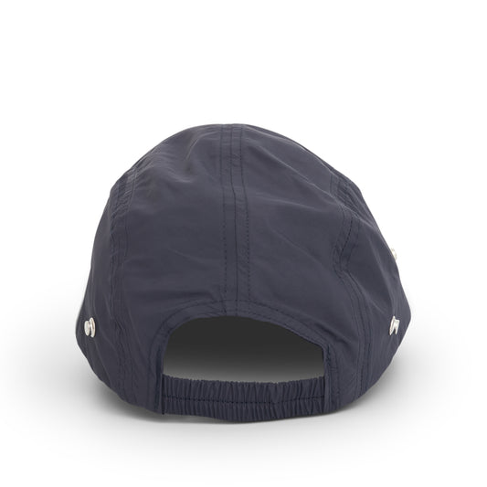 Diamond Hooded Cap in Navy