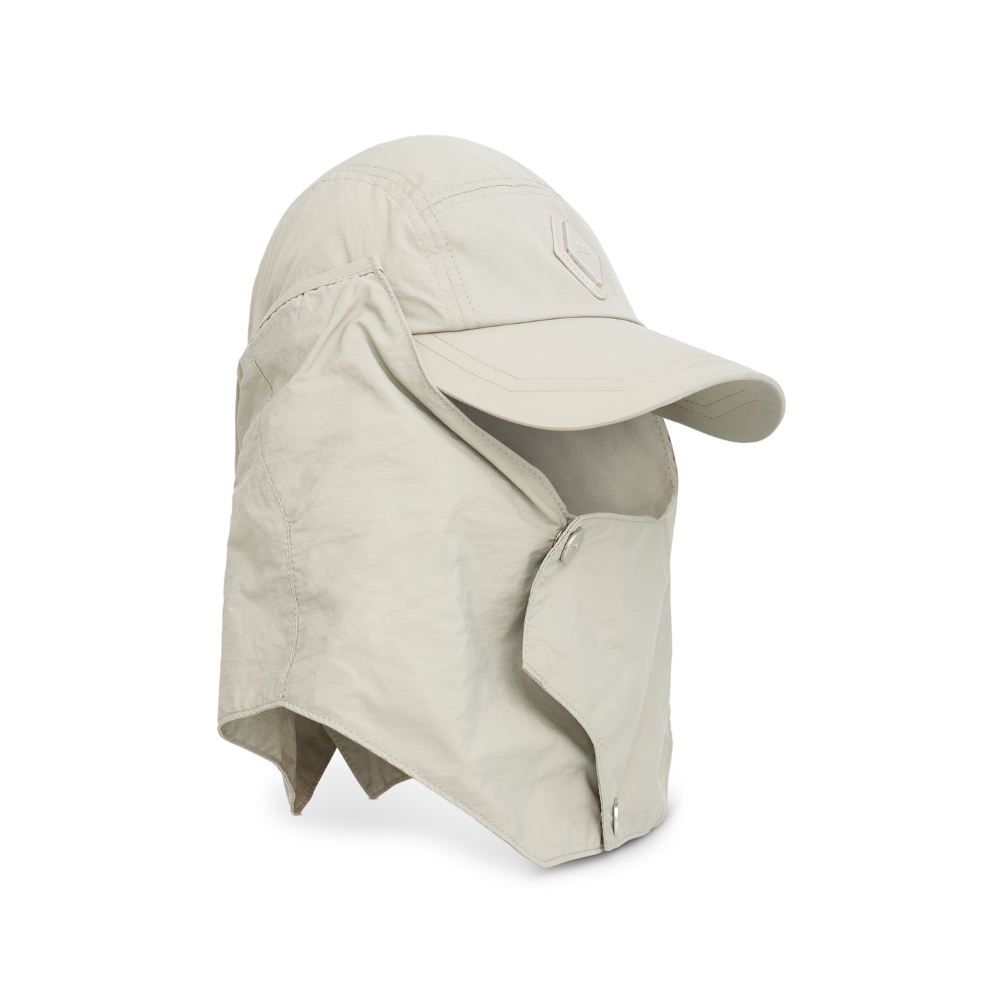 Diamon Hooded Cap in Stone