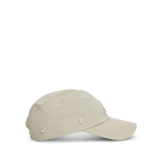 Diamon Hooded Cap in Stone