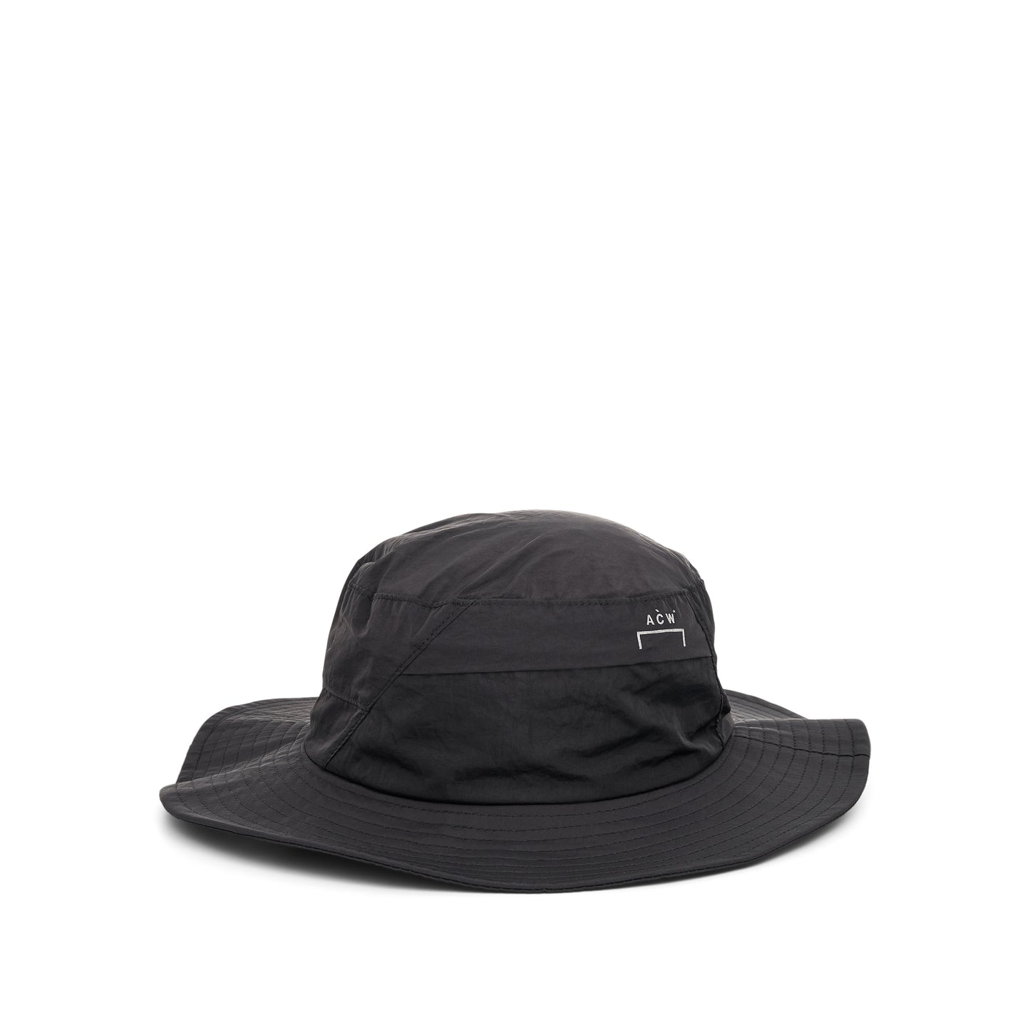 Utile Drawstring Bucket Hat in Black