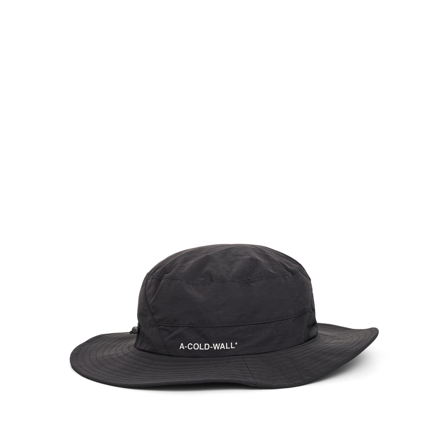 Utile Drawstring Bucket Hat in Black