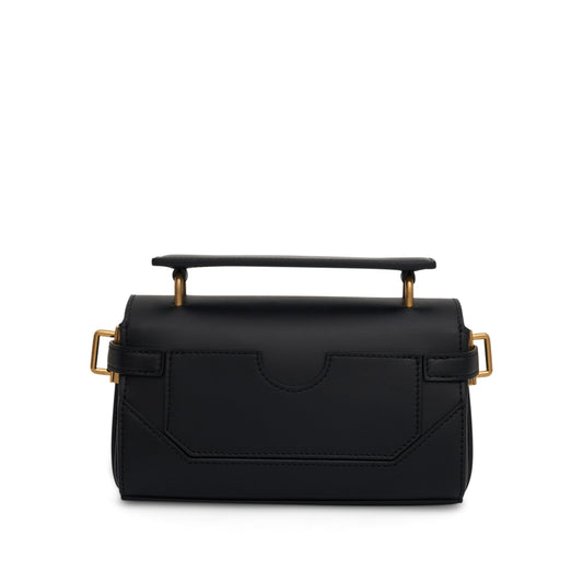 B-Buzz 19 Calfskin Shoulder Bag in Black