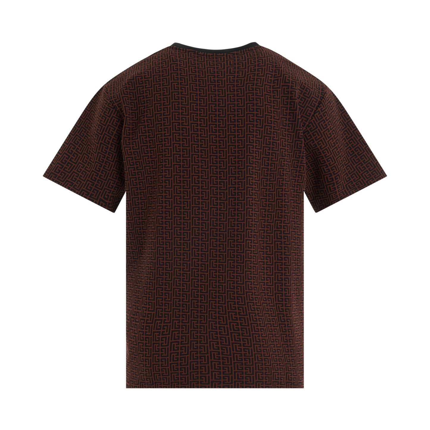 Monogram Bulky Fit T-Shirt in Brown/Black