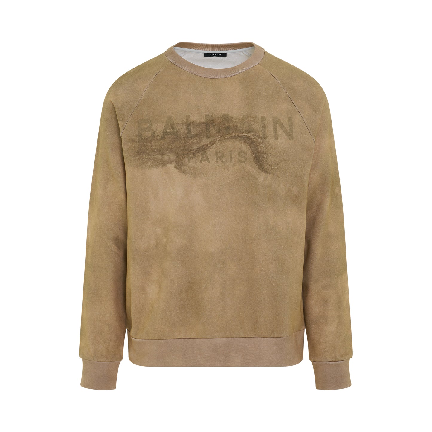 Desert Print Sweatshirt in Sand/Taupe