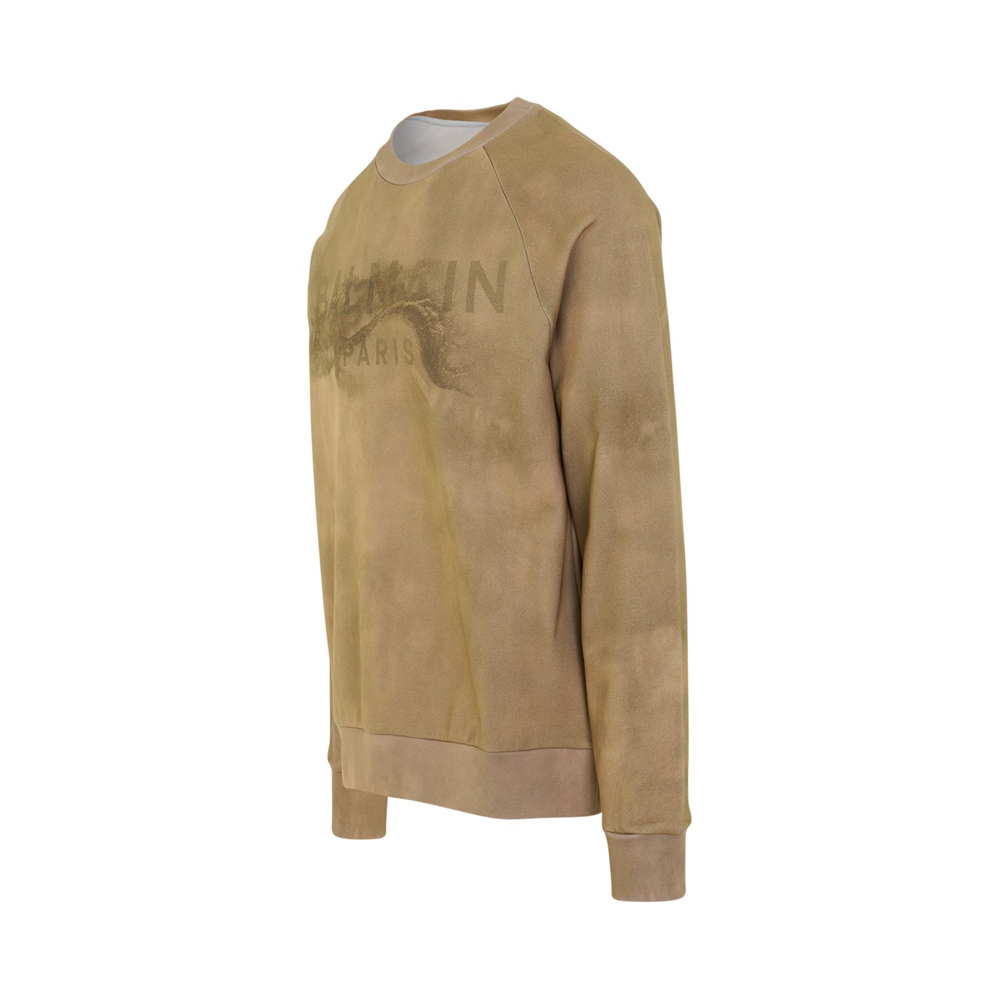 Desert Print Sweatshirt in Sand/Taupe