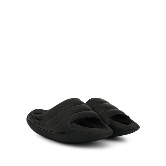 B-It Quilted Lambskin Sliders in Black