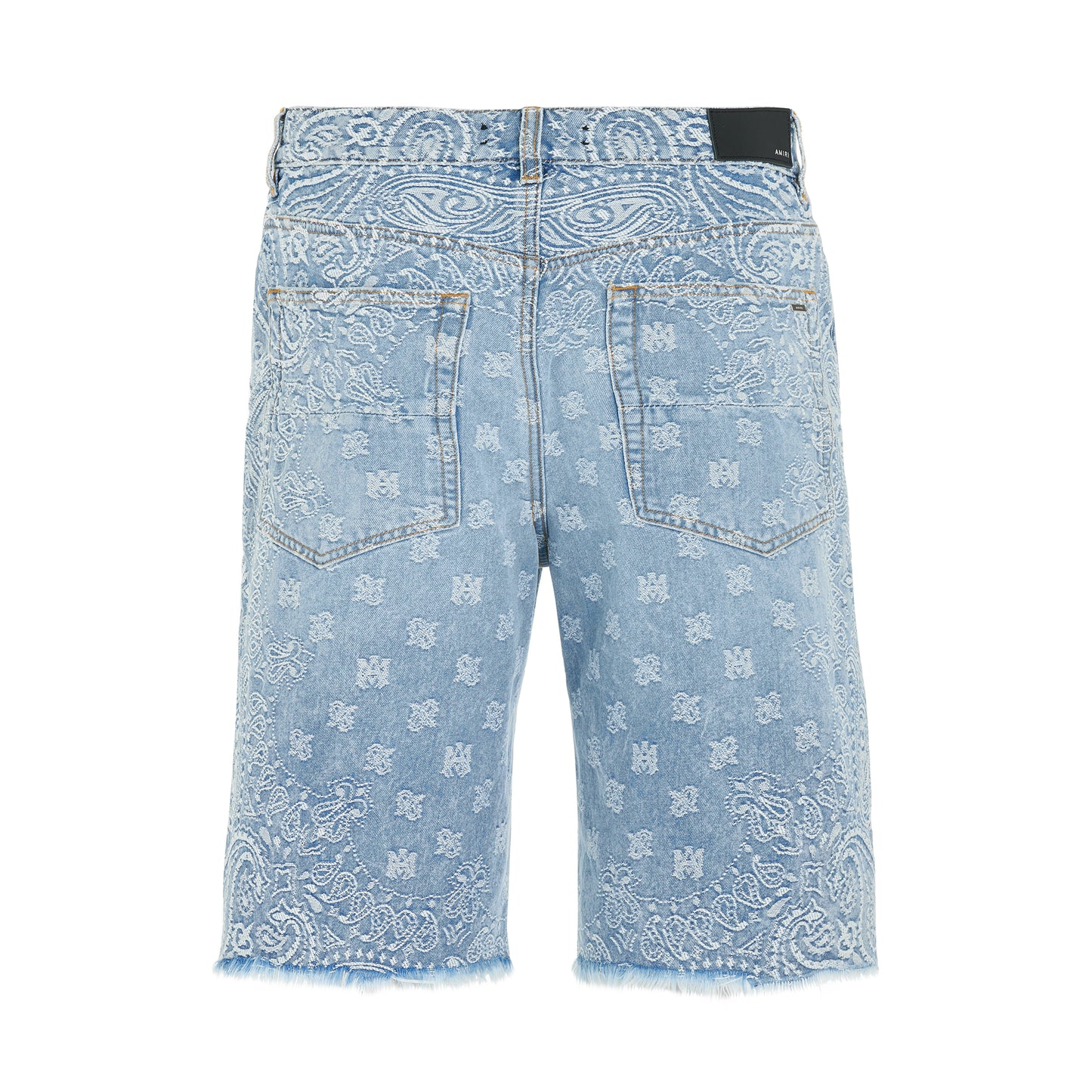 Bandana Jacquard Skater Shorts in Perfect Indigo