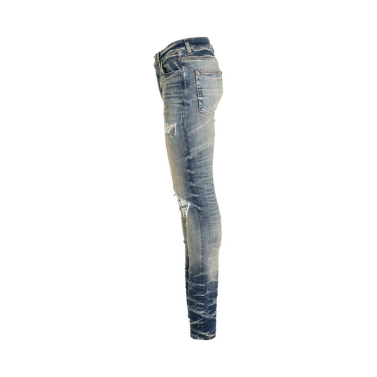 Bandana Jacquard MX1 Jeans in Vintage Indigo