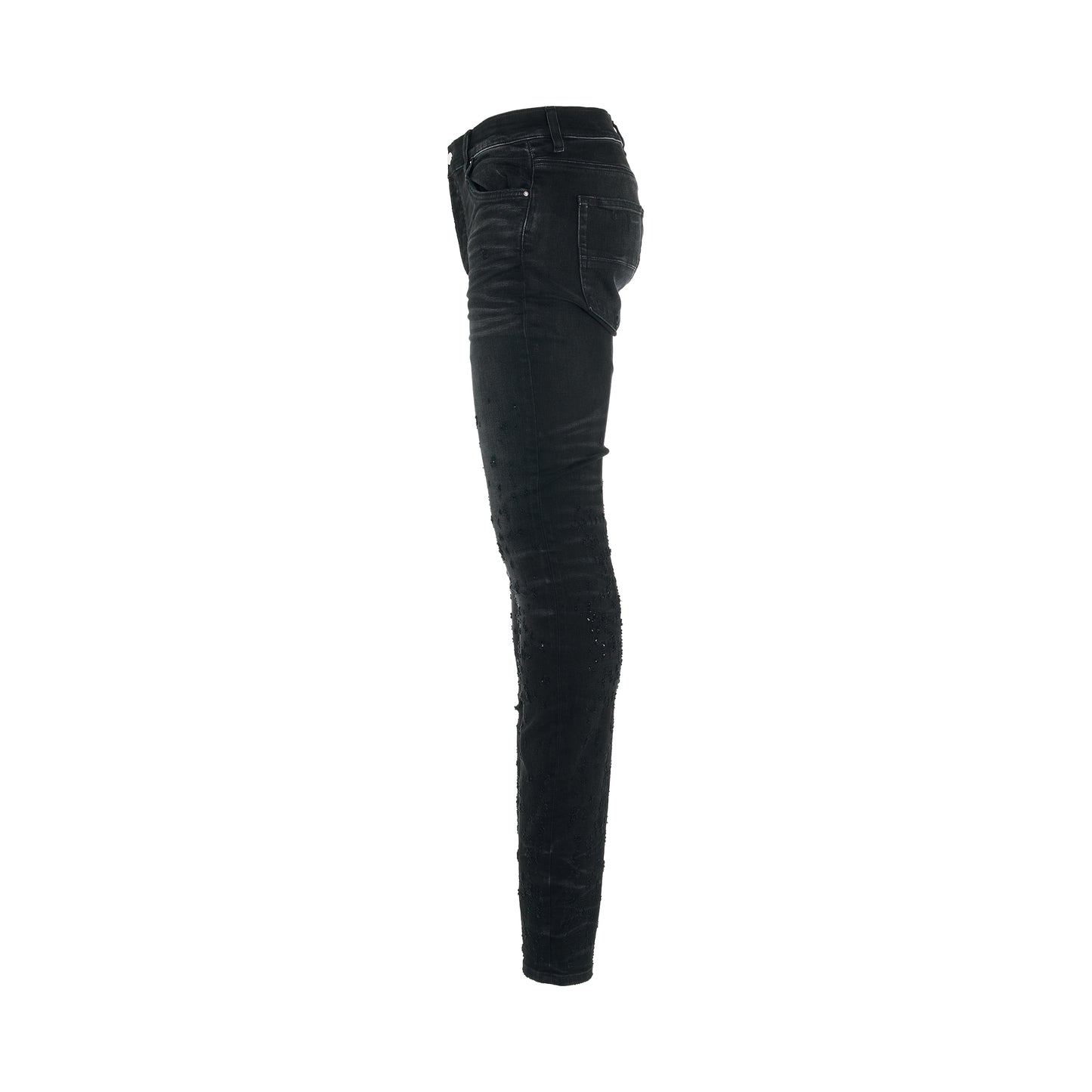 Shotgun Skinny Jeans in Faded Black